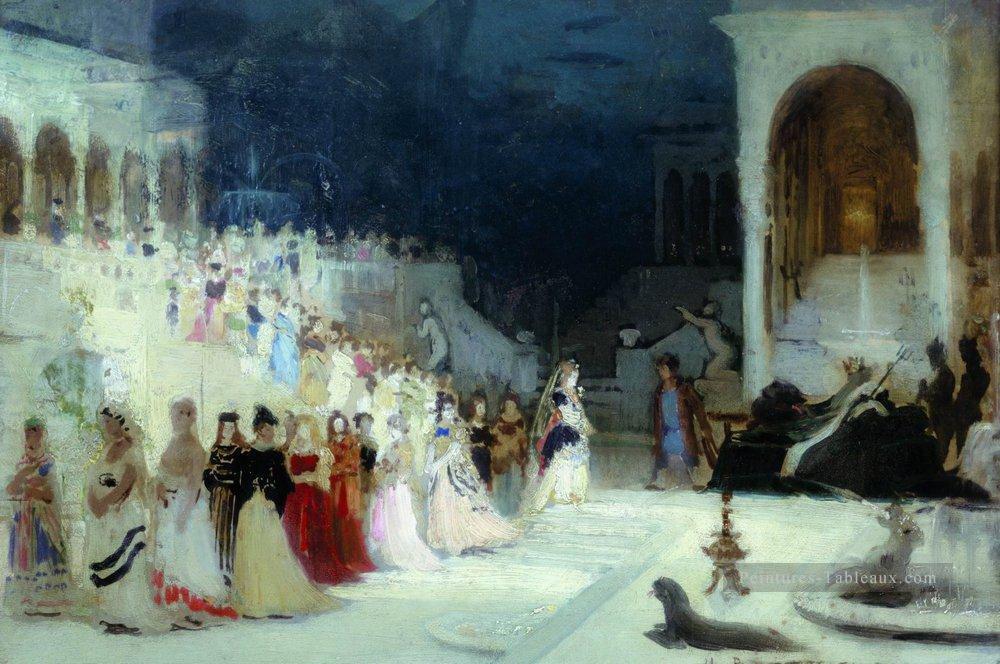 scène de ballet 1875 Ilya Repin Peintures à l'huile